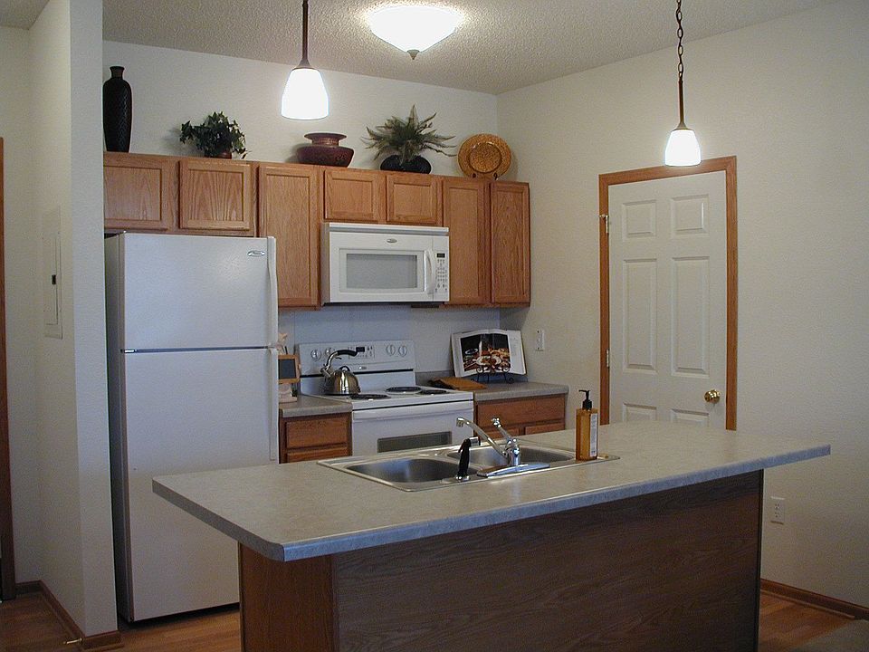 Modern, open kitchen.