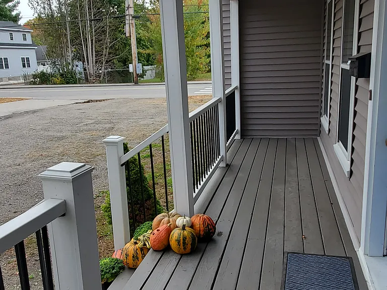 Apt 101 front porch