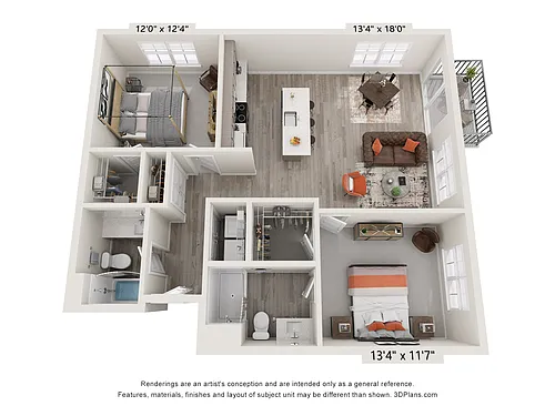 Floor plan The Vermillion