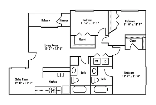 Floor plan The Mesa Reno