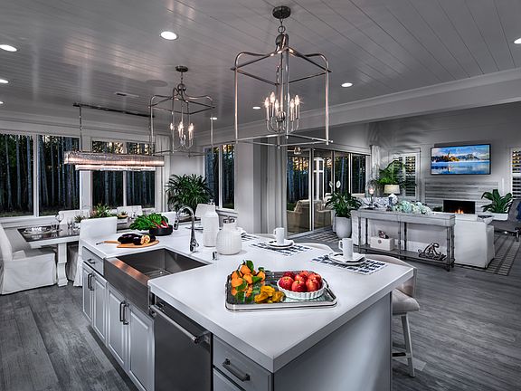 Open floor plan makes entertaining a breeze