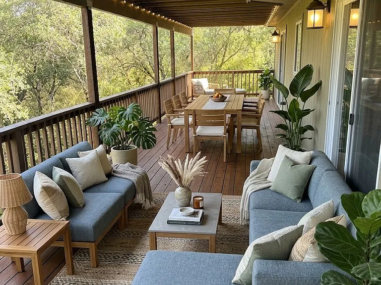 Deck area