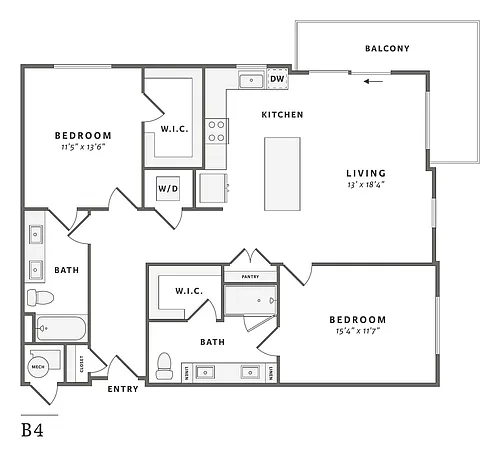 Floor plan B41