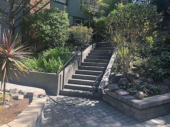 Driveway pavers & new steps!