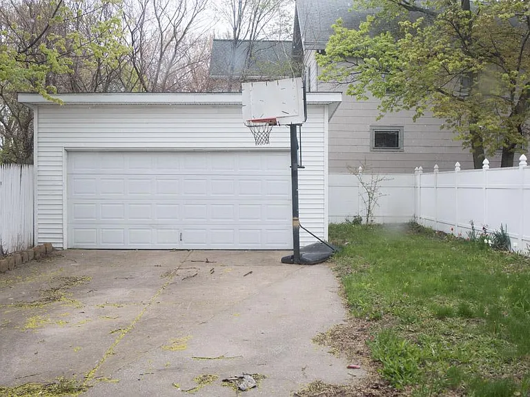 Two car garage