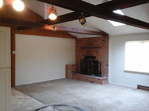 Looking to Front & Fireplace in Living Room