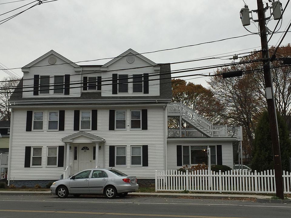Front of house. Outside steps to apartment 