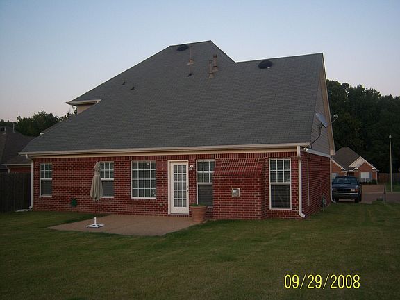 rear of home