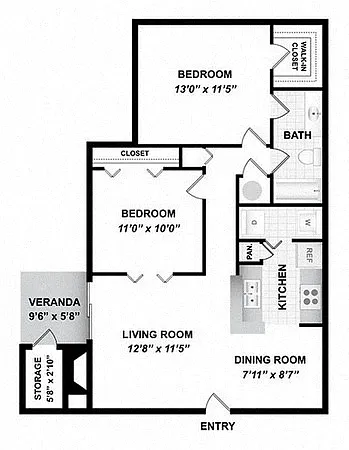 Floor plan B1
