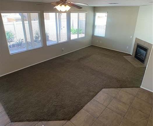 Family Room with celling fan.