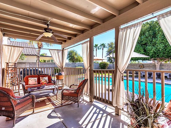 Backyard patio room