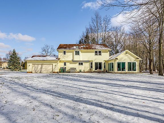 Rearview of the home