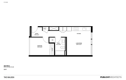 Floor plan 406