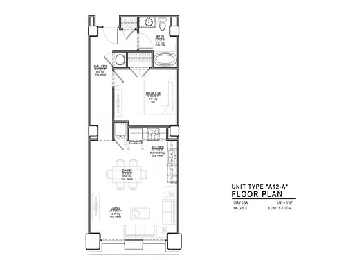 Floor plan A12-A