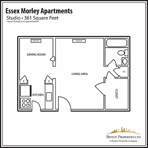 Floor plan EM Studio