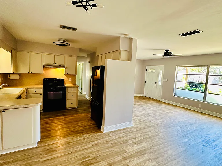 Kitchen and Family Room