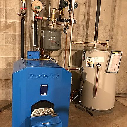 New Buderus boiler