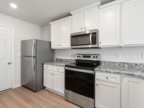 Stainless Steel Kitchen appliances are included