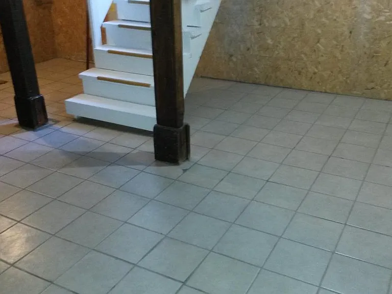 Basement Italian Hacienda tile throughout