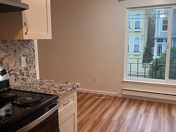 Kitchen looking to dining area