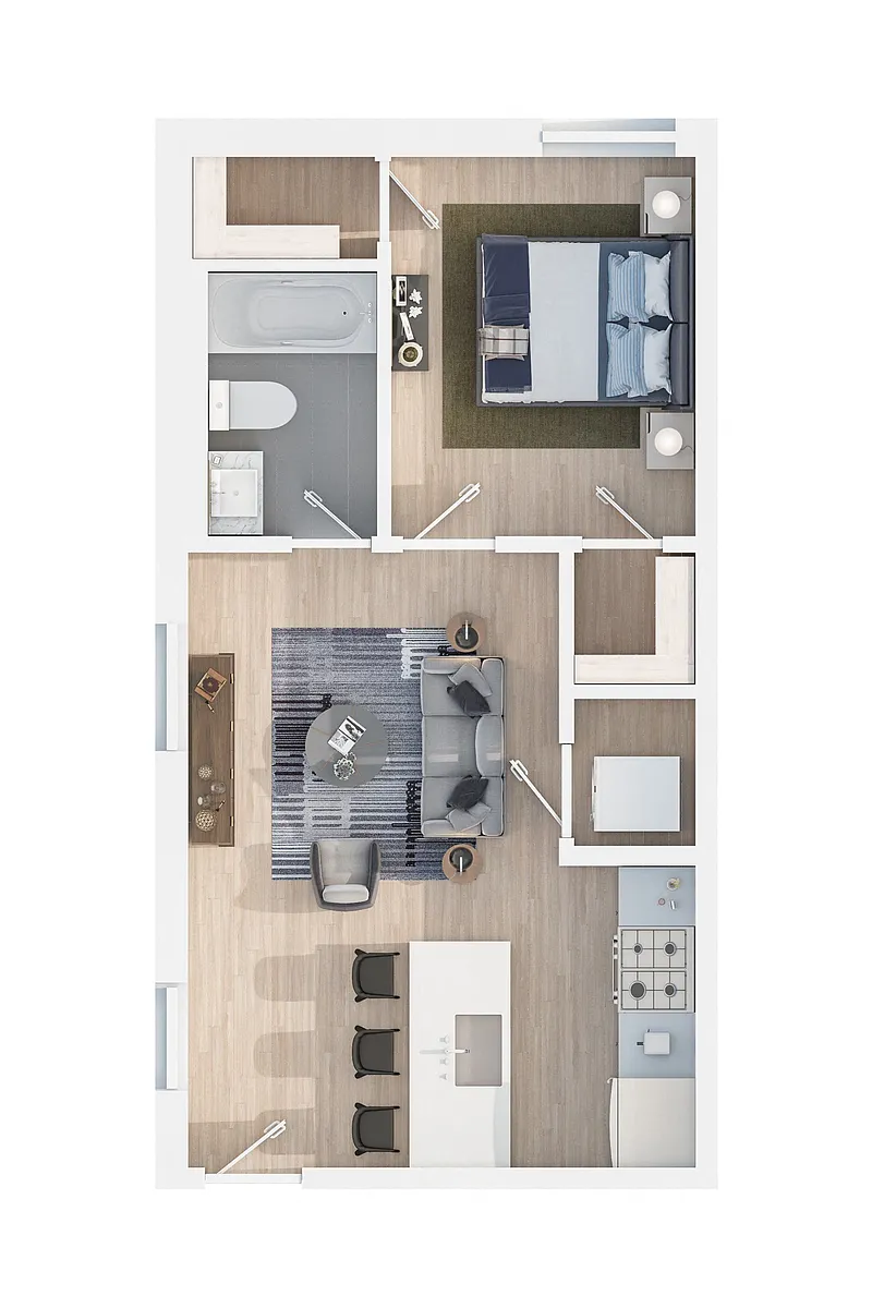 Floor plan 1C