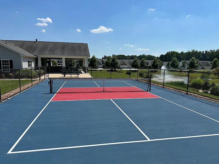 Pickle ball court right next door