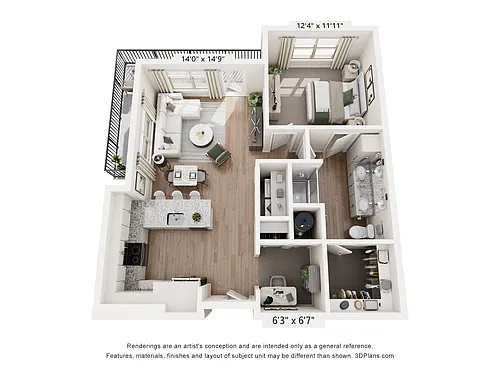 Floor plan A5 - Maya Corner