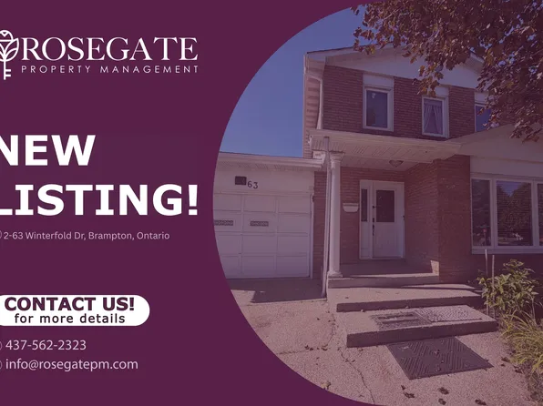 63 Winterfold Dr #2, Brampton, ON L6V 3S9