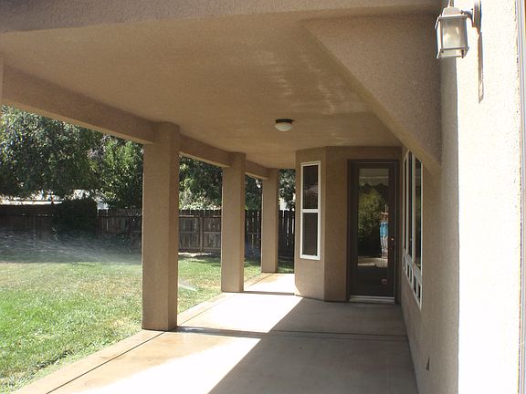 Large covered patio