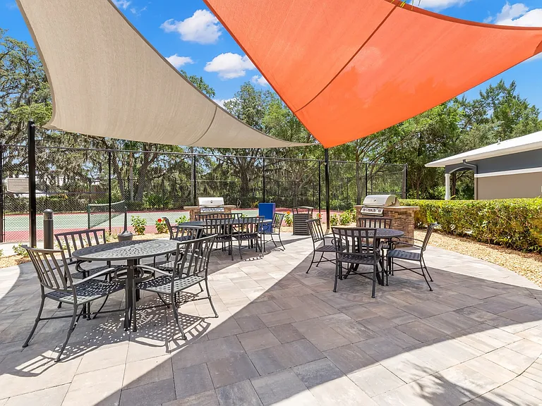 Shaded Grill & Gather Area