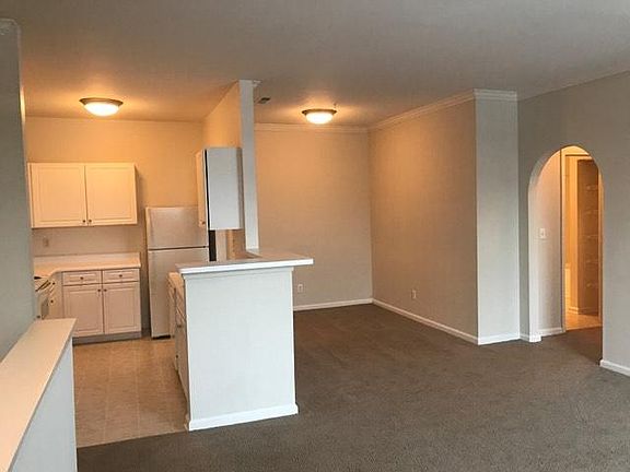 view of kitchen and dinning room from living room