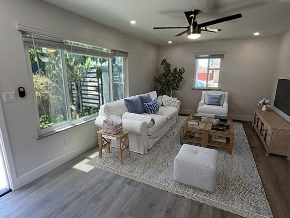 Bright downstairs living area
