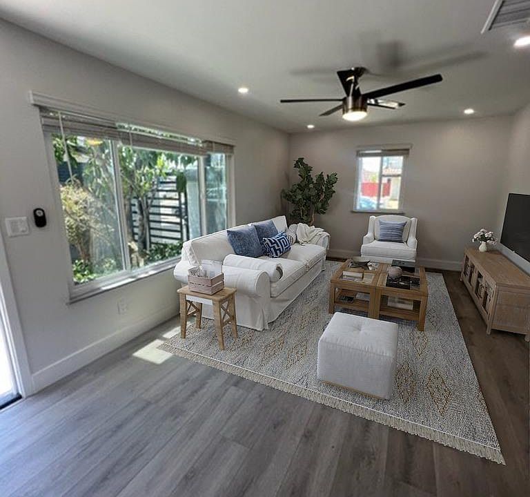 Bright downstairs living area