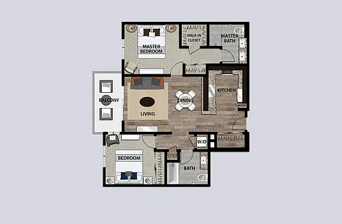 Floor plan The Moorpark
