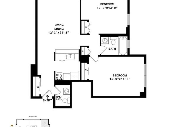 3rd image of 225 E 95th St #B22j