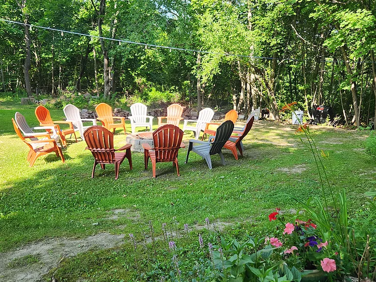 Back yard fire pit