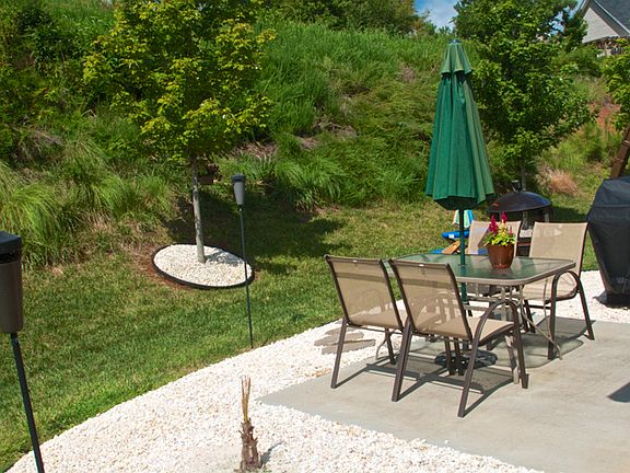 Low maintenance-large patio