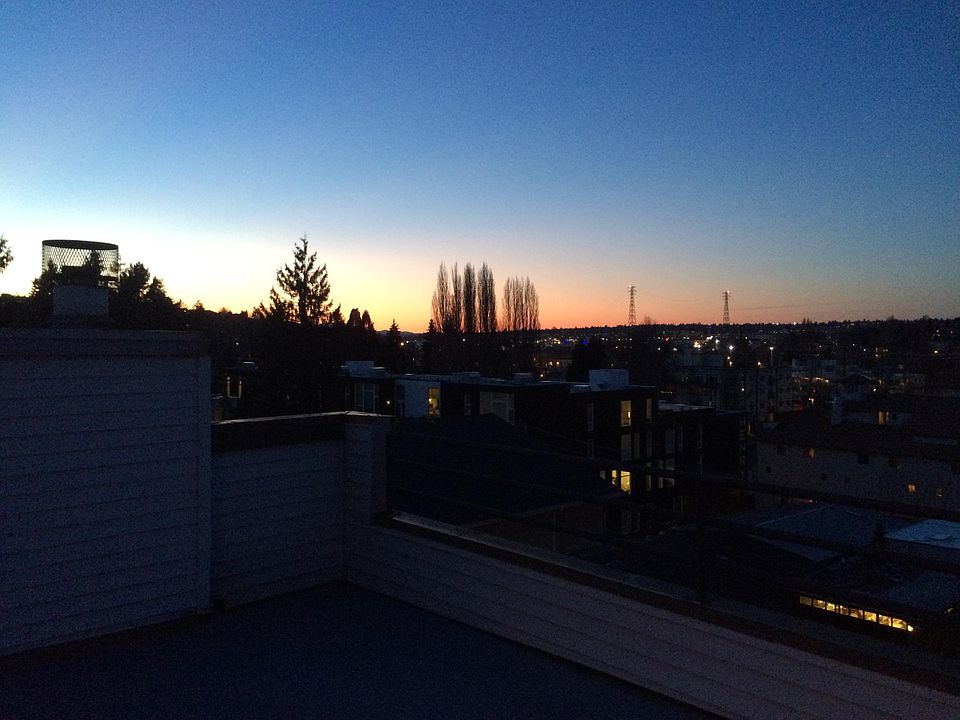 Roof top deck Sunset