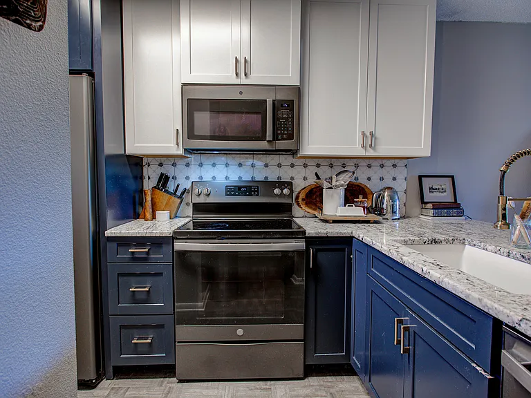 Stove and microwave