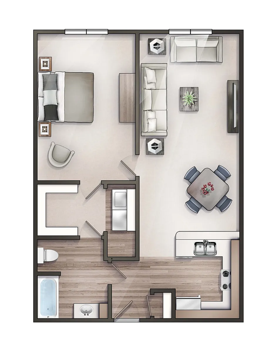 Floor plan The Badin