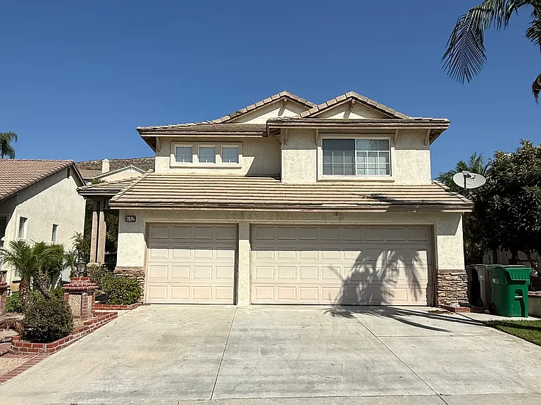 front of the house