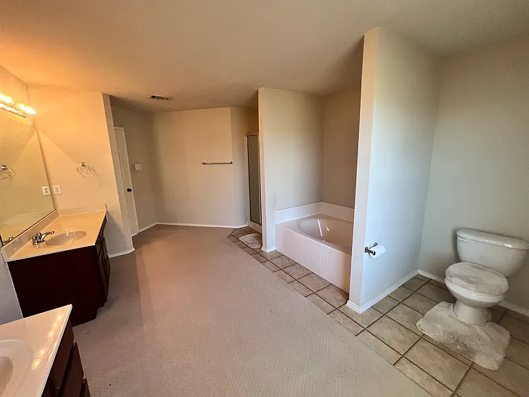 Master bathroom - Side angle