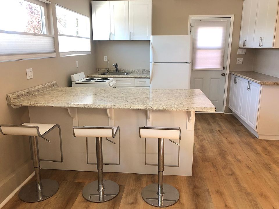 Kitchen and entry door