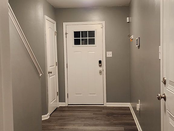 Entrance, with closet space