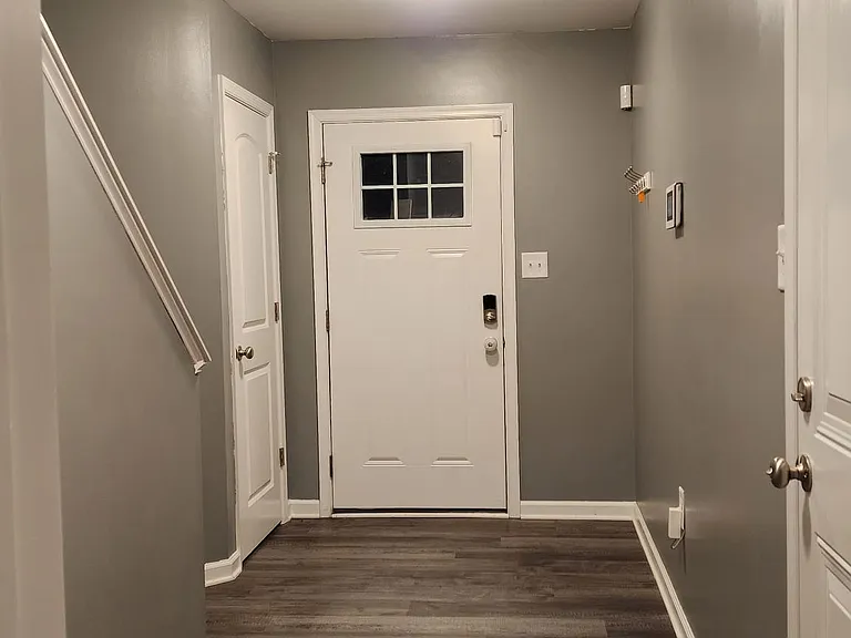 Entrance, with closet space