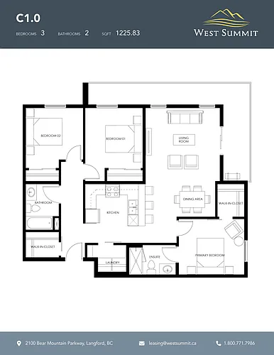 Floor plan Quadra Island