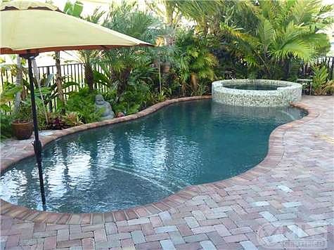 Salt Water Heated Pool