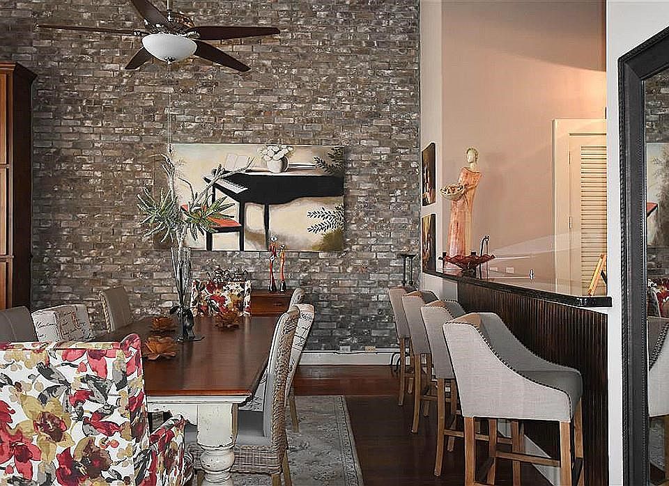 Really Nice Brick Wall is an Additional  and Interesting Architectural Feature