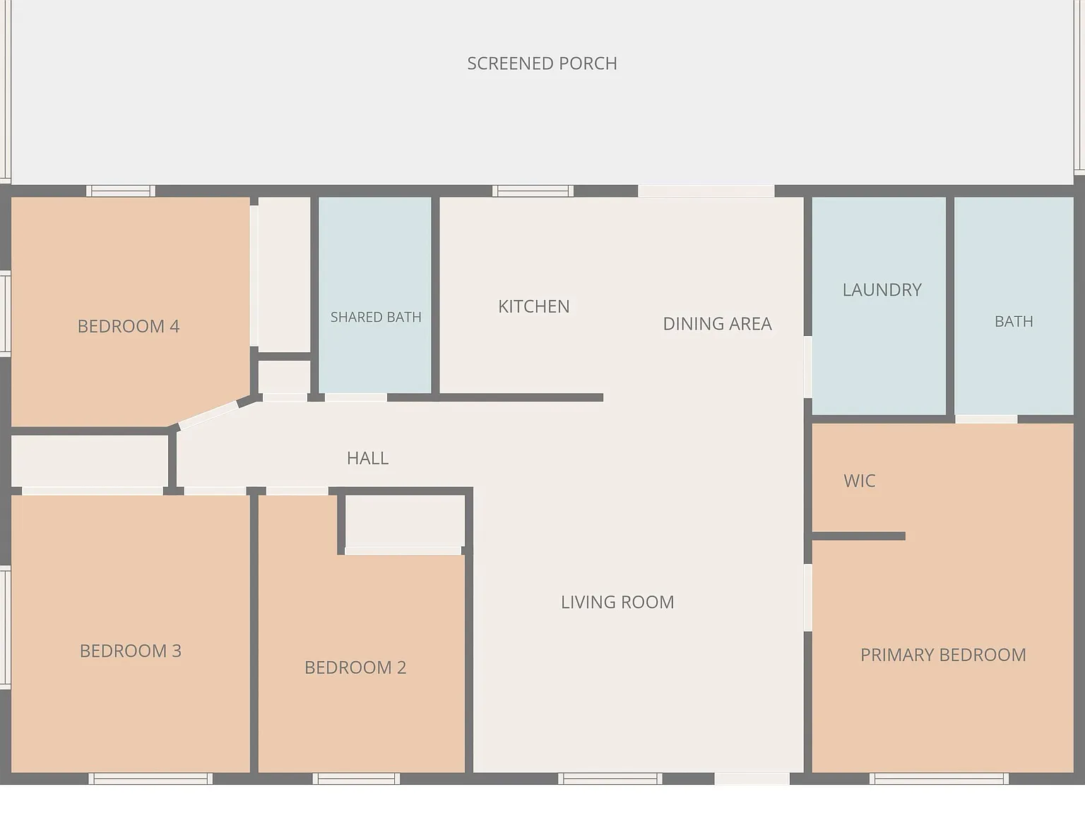 4 bed, 2.0 bath, 1222 sqft, $3,000 — Photo 2