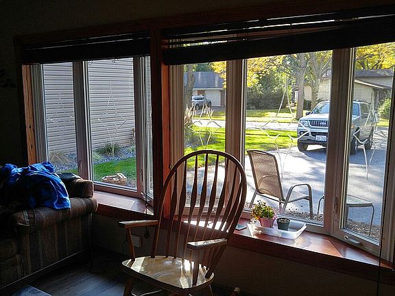 From living room out bays